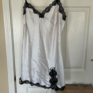 Victoria’s Secret white and black nightie